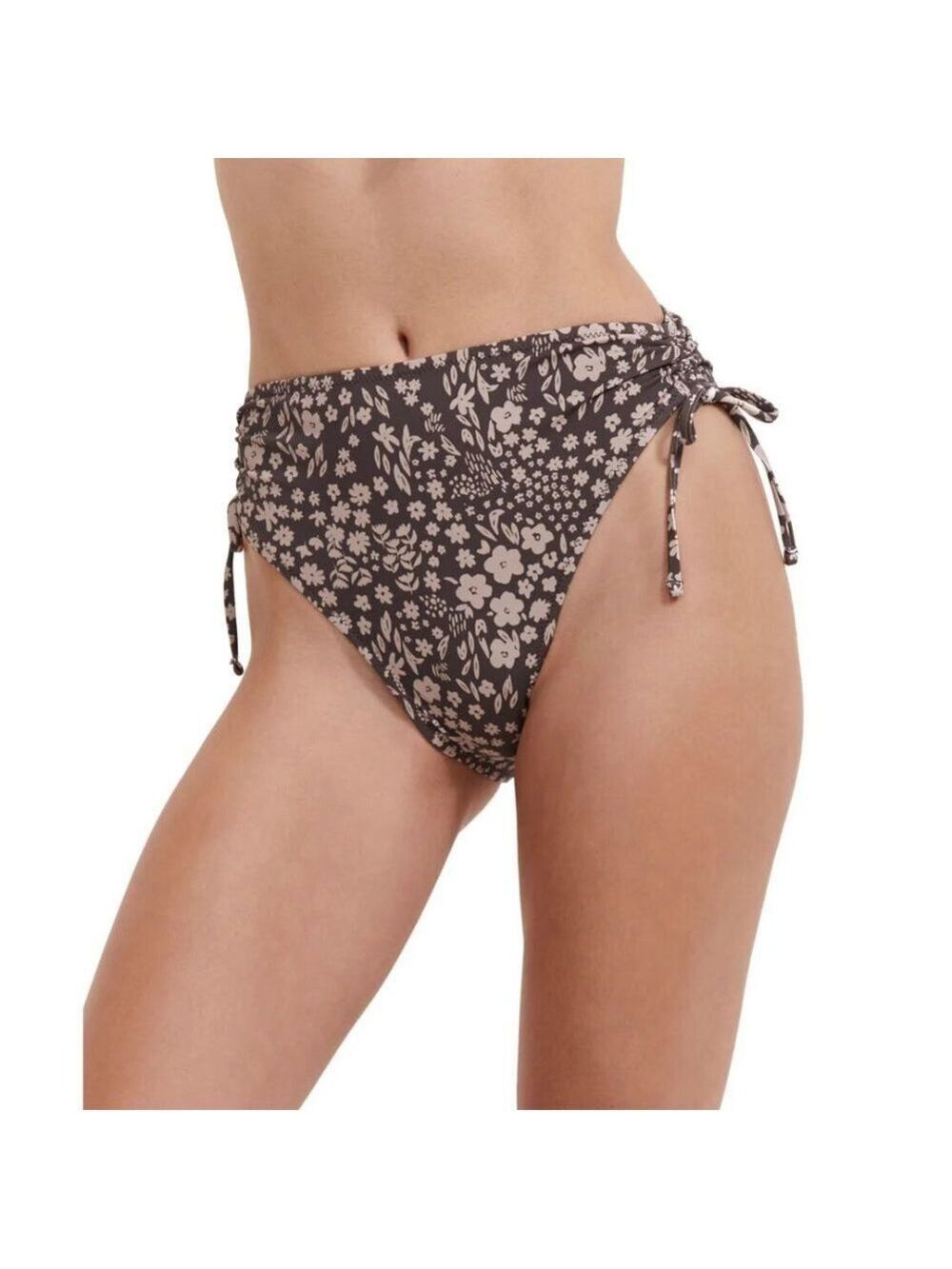 **Gottex** Flirtt Bella Flora Adjustable High Rise Bikini Bottom L